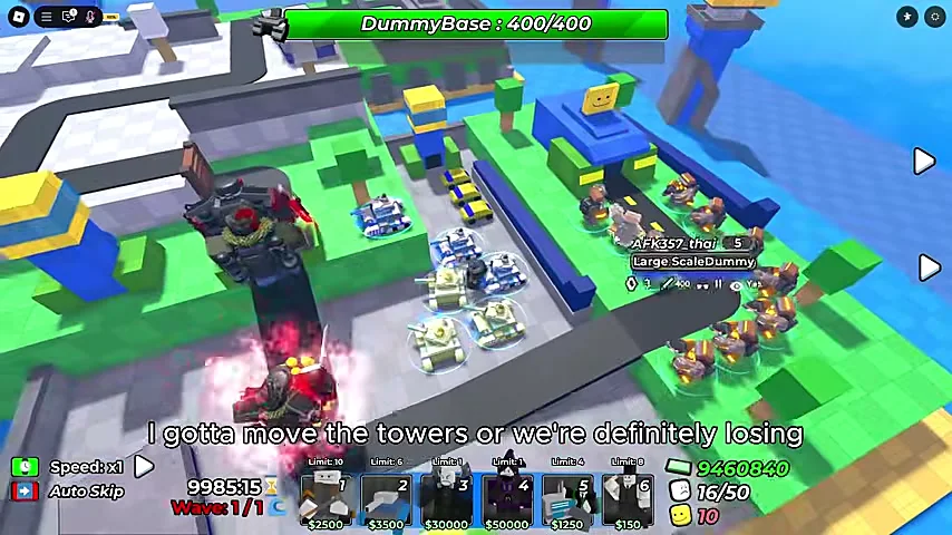 Dummy Defense enemies
